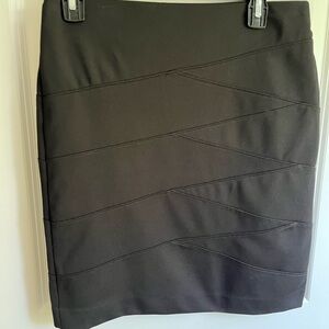 Petite Small Alfani black stretch skirt.